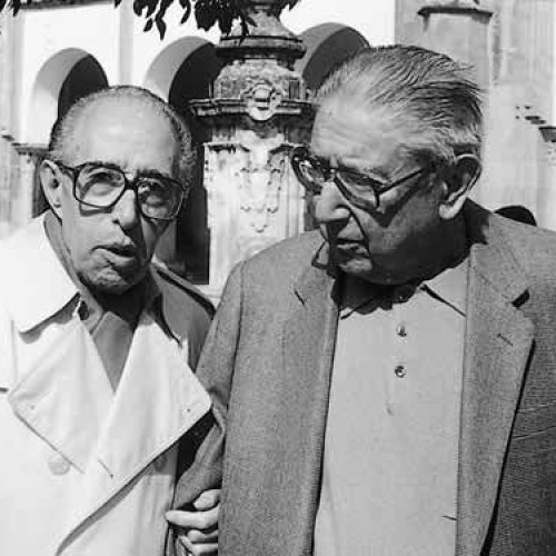 Con Ángel López-Obrero en Córdoba en 1990.