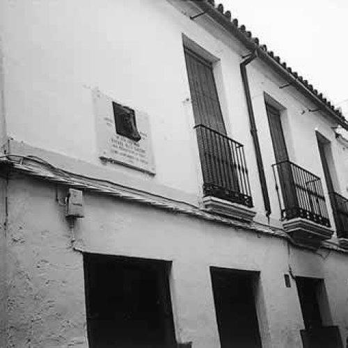 Casa natal de Rafael Botí en Córdoba: calle Gutiérrez de los Ríos, numero 21. 1996.
