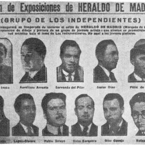 La exposición Grupo de los Independientes, en el Heraldo de Madrid, 1929.